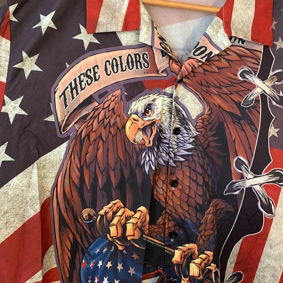 Misslook American Themed Shirt - Picture 4 of 5